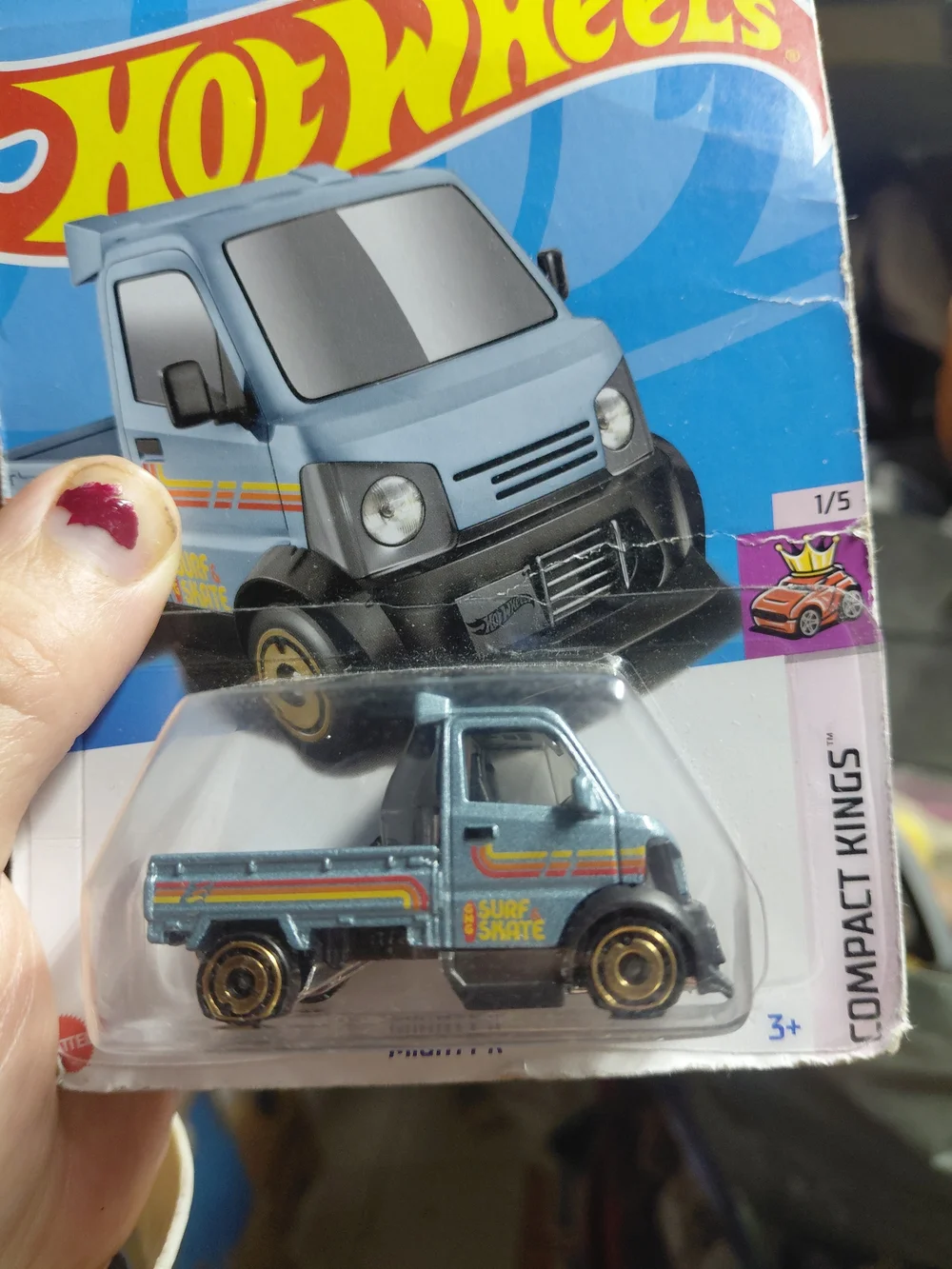the Hot Wheels Mighty K from the 2024 Compact Kings series (Collector #21/250, 1